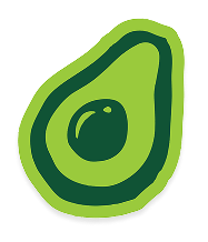 Avocado sticker