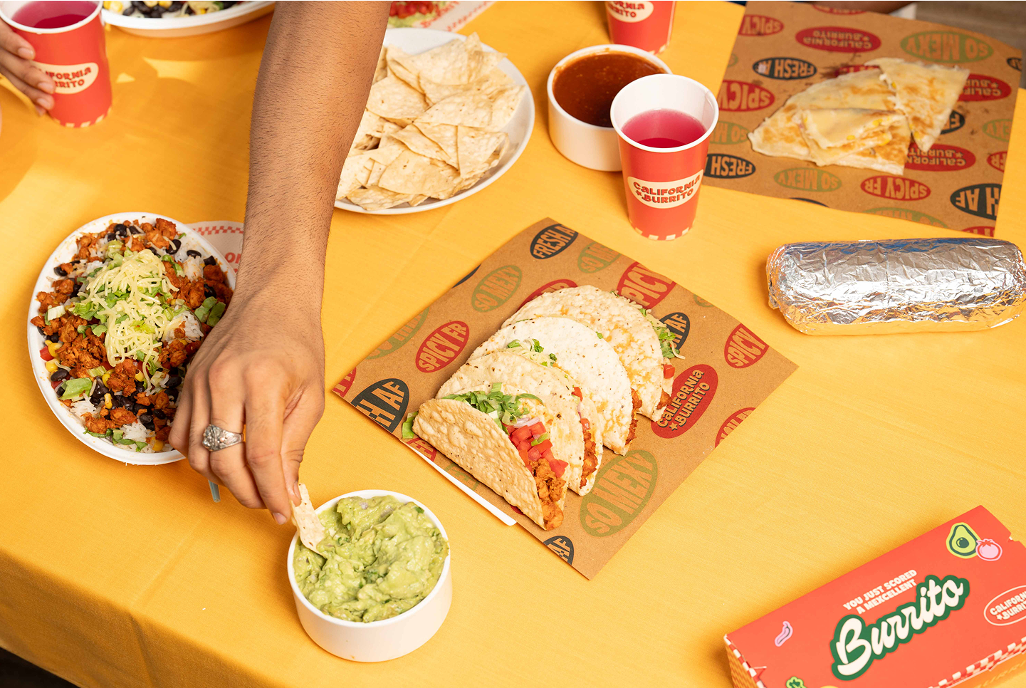 People enjoying California Burritos 5